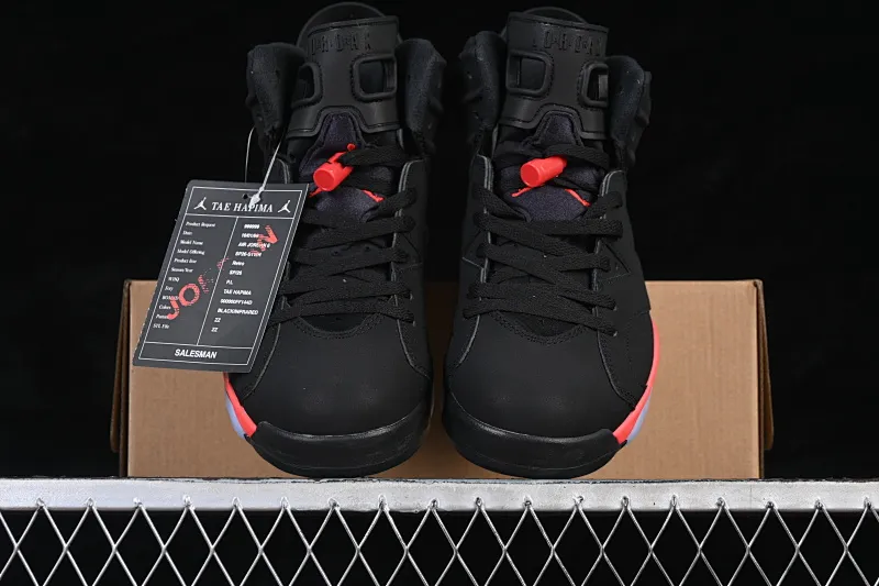 All categories Air Jordan Jordan series basketball shoes Air Jordan 6 Air Jordan 6 "Infrared" AJ6 Joe 6 new black infrared CT8529-001
